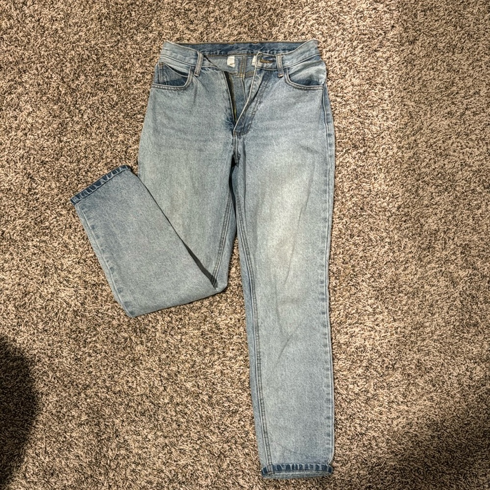 Brandy Melville jeans. The most flattering jeans just too small for me!